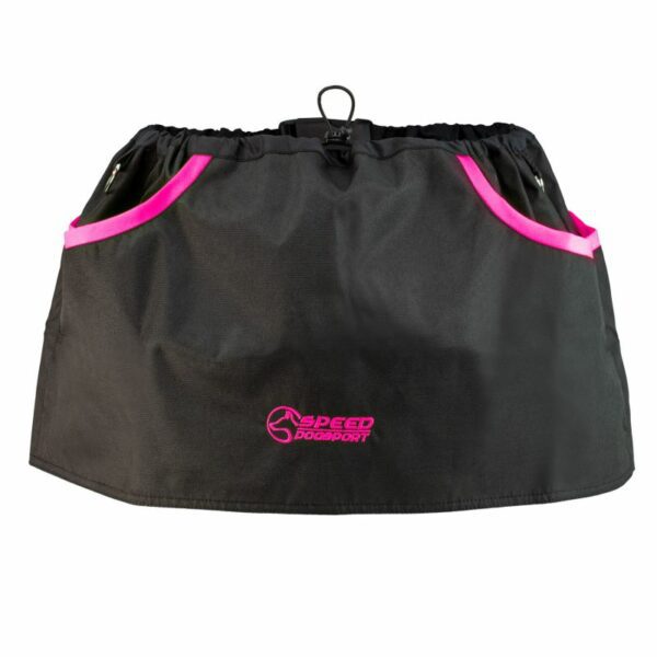 Melly Dogsport – Cintura per addestramento cani- black neon pink back