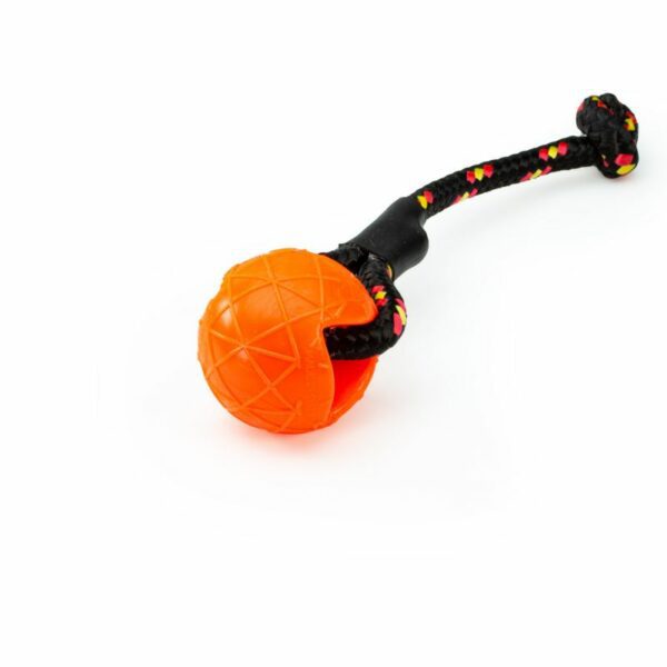 Moby Dog Ball Dogsport con passante di speed-Neon Orange